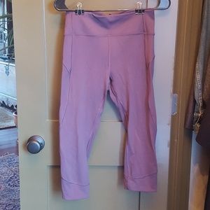 Lululemon In Movement Crop | Black Currant | 8